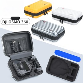 Honbobo OSMO 360 Case, Hard Case Portable Bag Protective Bag Accessories for DJI Osmo 360 (Grey)
