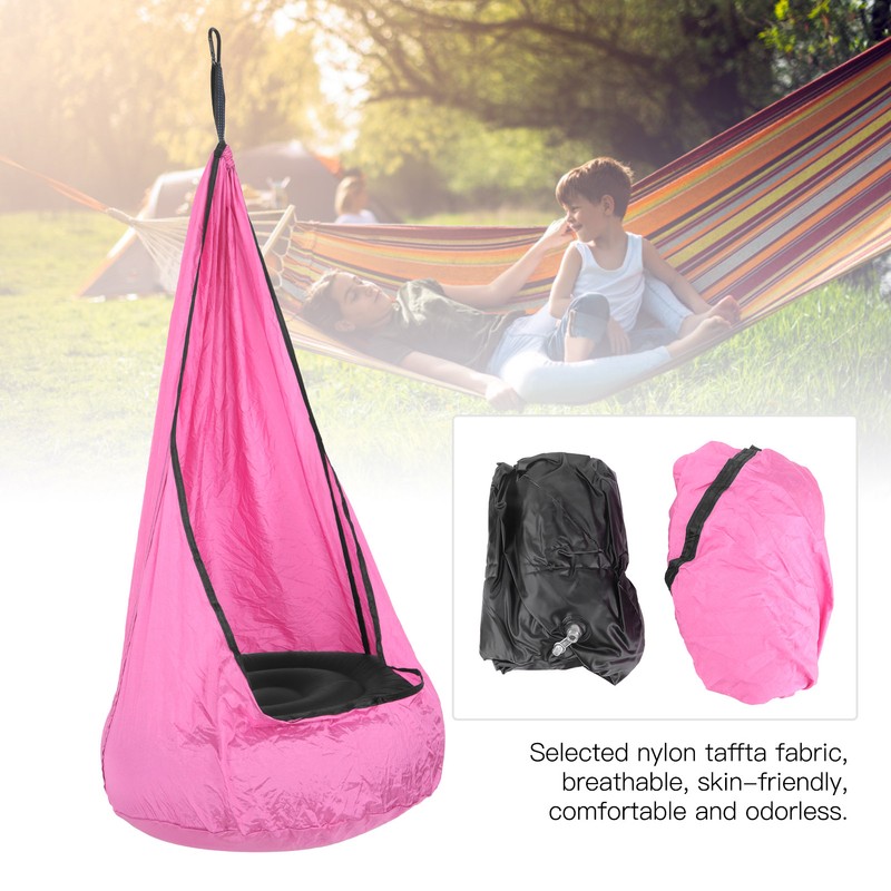 210T Wrinkled Nylon Taffta Pod Swing Seat Children Hanging Hammock