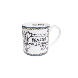 Twig New York Bonjour Mon Amor Mug / 트위그뉴욕 봉쥬르 몬 아모르 머그