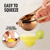 Zulay Extra Large Lemon Squeezer Stainless Steel - Easy Squeeze