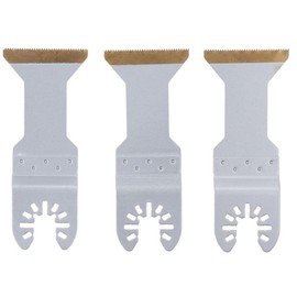 SSHHUI 3Pcs Titanium Oscillating Blade Ultra Long Power Cutting Saw Cut Multiple Cutting Blade Suitable for Labor Welders