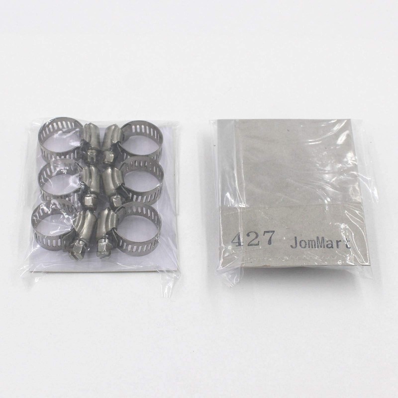 JomMart TL0427 Hose Band, Hose Clamp, Stainless Steel, 0.5 -