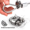 Pack of 20 Wire Rope Clamps, M2 Rope Clamps, Stainless
