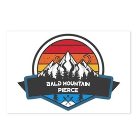 CafePress Bald Mountain Pierce Idaho Postcards (Package of 8), 6"x4" Printed Note Card