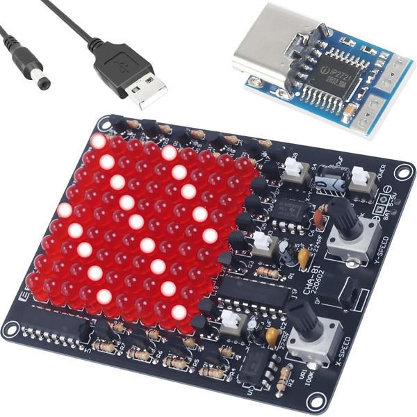 Youmile Soldering Practice Kit LED chasing light kit X/Y axis