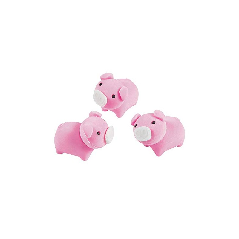 Pig Shaped Erasers - Classroom Handouts and Party Favors -