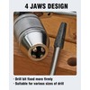 Carpenters Bit Brace Hand Crank Drill with 12-Inch Swing Arm,