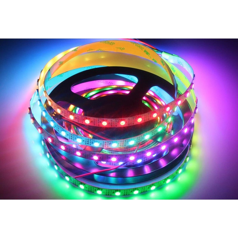 Rogndash 16.4ft WS2812B Individually Addressable LED Strip 5m 300 LED