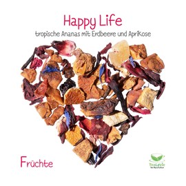 TeaLaVie - Tropical Pineapple Strawberry Apricot (100g) Happy Life - Loose Fruit Tea - Warm & Cold