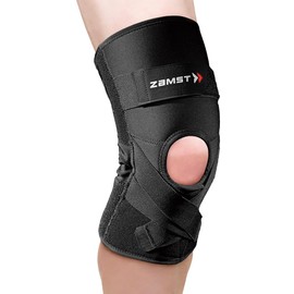 Zamst ZK-Protect Sports Knee Brace With Flexible Resin Stays Protecting the Knee Ligaments For Sprains of the ACL, MCL, LCL-for Basketball, Volleyball, Football, Soccer,Skiing-Black