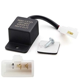 Universal 2 Pin Motorcycle Scooter Indicator Relay 12V 0.1-150W (Power Independent)