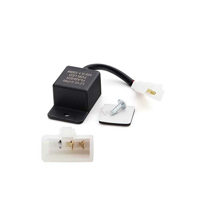 Universal 2 Pin Motorcycle Scooter Indicator Relay 12V 0.1-150W (Power