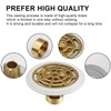 Floor Drain Core, HERKINDNESS Odour Trap Floor Drain with Rubber