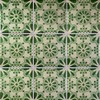 4.2x4.2 9 pcs Green Bouquet Talavera Mexican Tile