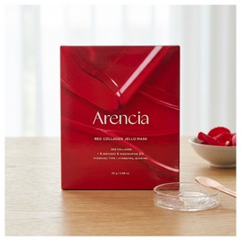 Arencia Red Collagen Jello Mask 4 sheets 1 I agree to the use of personal information / 아렌시아 레드 콜라겐 젤로 마스크 4매 1개 개인정보 활용에 동의합니다