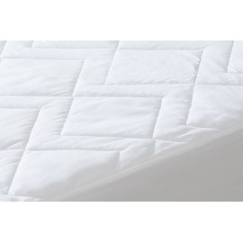 SAVEL - Mattress Cover (70x140 cm) Cot Bed Size | Aloe Vera | Breathable and Waterproof Mattress Protector - White