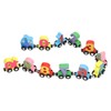 12pcs Wooden Magnetic Digital Train Cute Fun Early Education Trackless