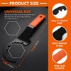 XMXW Universal Sink Drain Wrench, 4 6 8 Tab Locknut