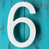 Modern 8-Inch House Numbers/Anti-fade & Rustproof Address Number for Home