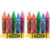 Rhode Island Novelty Crayon Shaped Erasers Assorted Colors 2.5 Inch