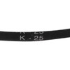 QUARKZMAN K25 Rubber Power Belt, K-Section V-Belt, 25 Inch Outer