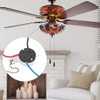 Zing Ear ZE-208S E89885 3-Speed 4-Wire Pull Chain Ceiling Fan