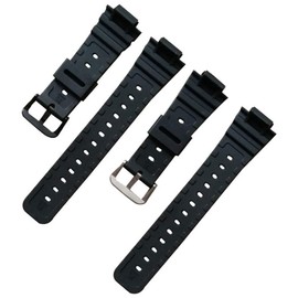 Toihara Watch Band, Replacement Strap, 0.6 inch (16 mm), Waterproof, Compatible for CASIO G-shock GW-M5610 DW-5600/5700/6900 Band (Silver)