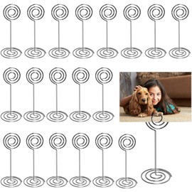 25 Pcs Table Number Stands Holders Memo Note Photo Place Card Holder for Wedding Party Graduation Reception Restaurant Home Decorations Office Memo