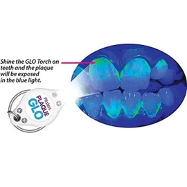 Plaque Glo Plaque Disclosing Toothpaste and Torch System (Tropical)