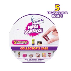 Mini Brands Series 4 Collectors Case with 5 Exclusive Minis by ZURU