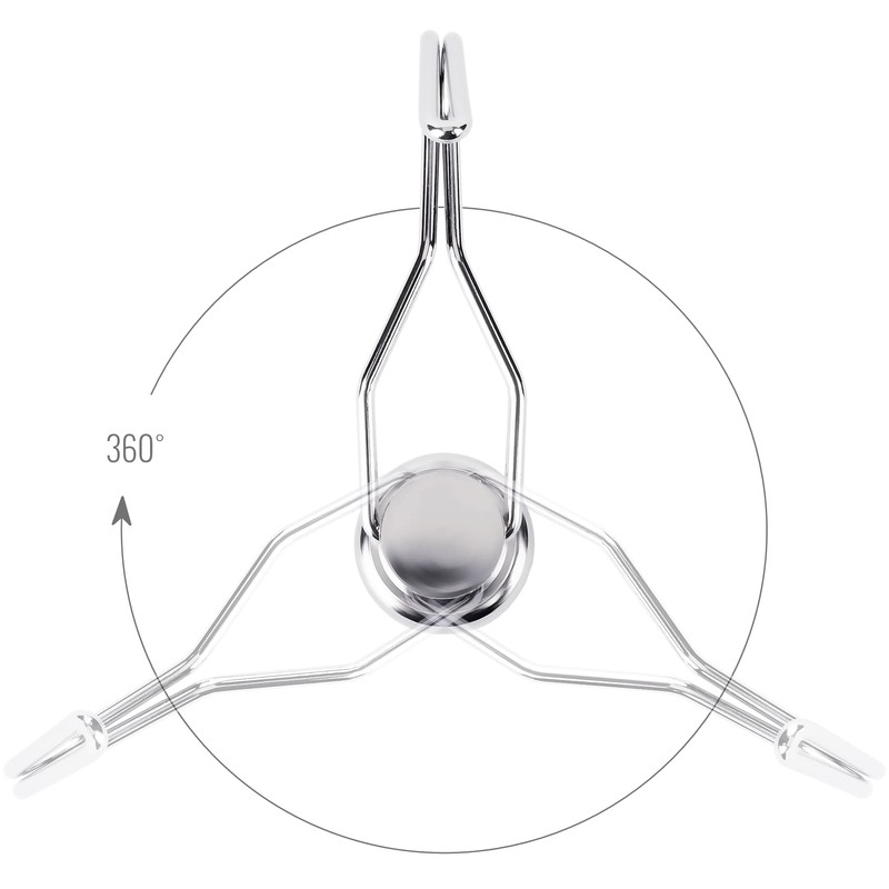 Sensei Pack of 4 Neodymium Magnets with Rotating Hook Diameter