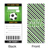 brayqu Soccer Birthday Invitations Boy Soccer Ticket Party Invitations Fill-in