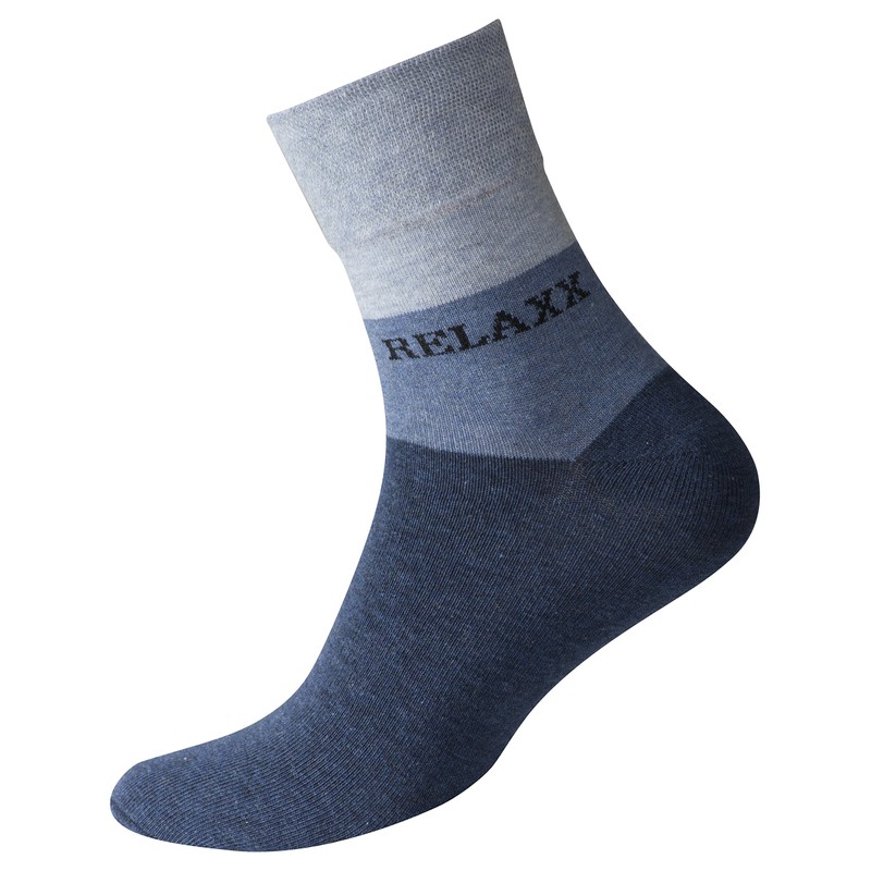 8 Pairs of Mens Socks Quarter "RELAXX, Cotton, Soft Loop