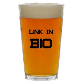 Molandra Products Link in Bio - Beer 16oz Pint Glass Cup