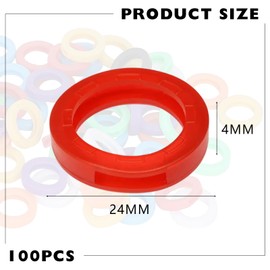 SAIIURV 100 Stück Silikon Schlüsselkappen Bunte Schlüsselkapp