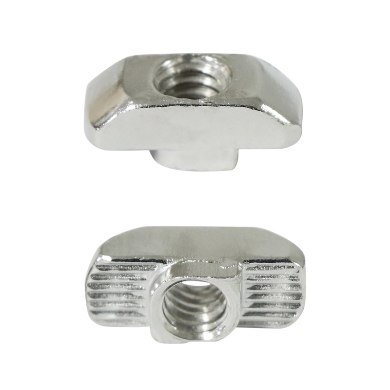 Abeicy 1/4"-20 Threaded Standard Steel Drop in T-Nut, Drop-in T-Nuts