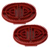 TOVINANNA 2pcs Body Massage Comb Tool Ergonomic Meridian Brush for