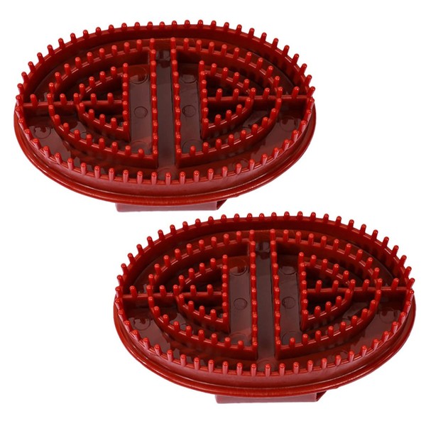 TOVINANNA 2pcs Body Massage Comb Tool Ergonomic Meridian Brush for