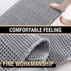 H.VERSAILTEX Waffle Bath Mat Super Absorbent Bathroom Mats Non Slip
