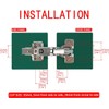LUCKYBEE 175 Degree Hinge 2 Pack Concealed Hinge Metal Core