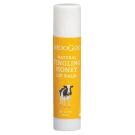 Moogoo Buy MooGoo Natural Lip Balm Tingling Honey 5g Online