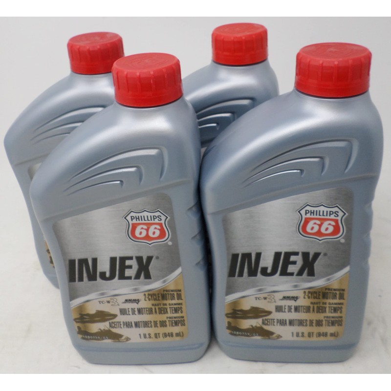 Phillips 66 Injex TC-W3 2-cycle Oil Quart for Outdoor Power