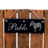Slate Sign with Engraving – Donkey – Name of Your