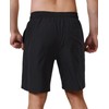 TTZ - Bañador para hombre con forro de compresión, Negro