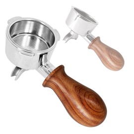 NEOUZA 51mm Bottomless Portafilter Compatible with Swan Retro, E6EC1, Gevi, Oster Nova PrimaLatte Coffee Machines (Short Handle 03w/Spout)