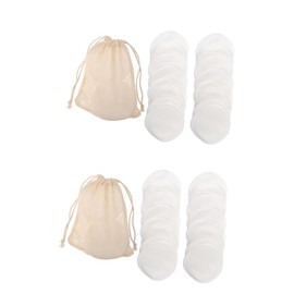 FOMIYES Sets Facial Clean Pads Women's Makeup Cleaning Pads Reusable Mesh Bag Paper Box Gentle Skin for Travel Daily Use