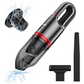 Cordless Car Vacuum Cleaner with 8KPa Suction, Handheld Vacuum with Rechargeable Battery, Car Vacuum Portable Cordless for Office Home Car Interior Keyboard Cleaning, Wet and Dry Dust Buster