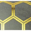 Red Rainbow 4 Pack Gold Metallic Velvet Cushion Covers Marble