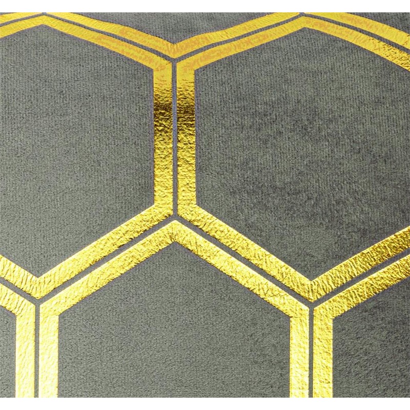 Red Rainbow 4 Pack Gold Metallic Velvet Cushion Covers Marble