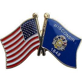 Wisconsin - State Friendship Lapel Pin